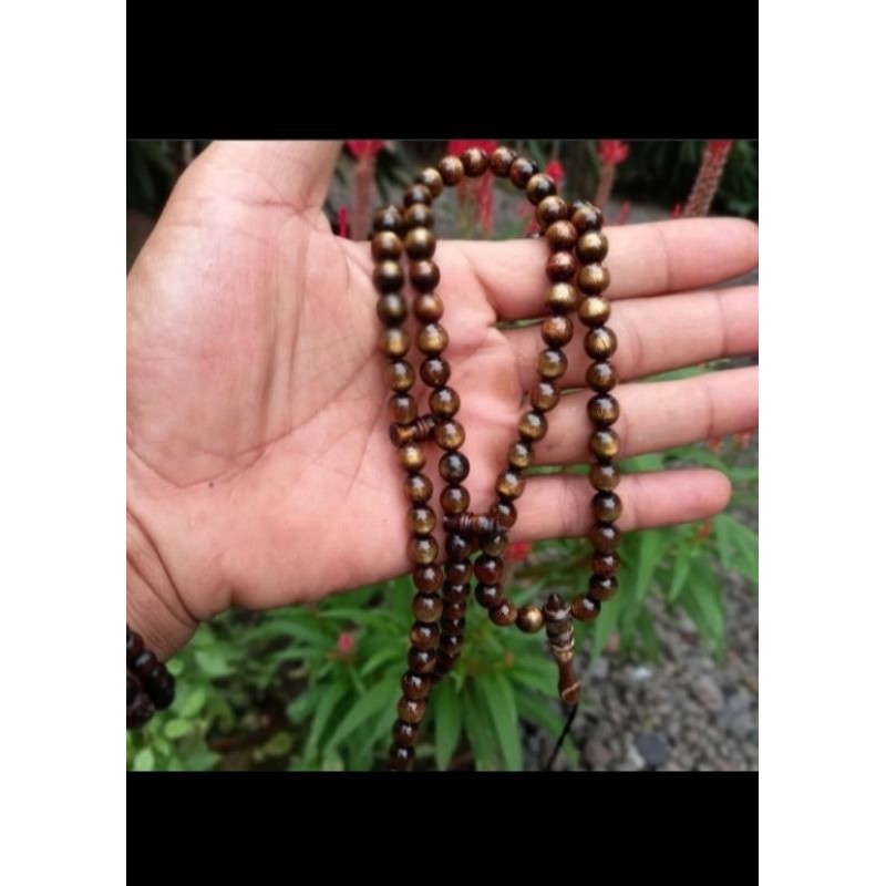Tasbih tali arus warna 8mm tasbih tali arus serat emas tasbih tali akar bahar