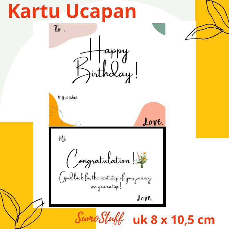 

Maribelanjakak Kartu ucapan/ greeting card