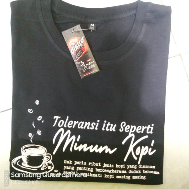 Kaos Kopi /kaos toleransi kopi