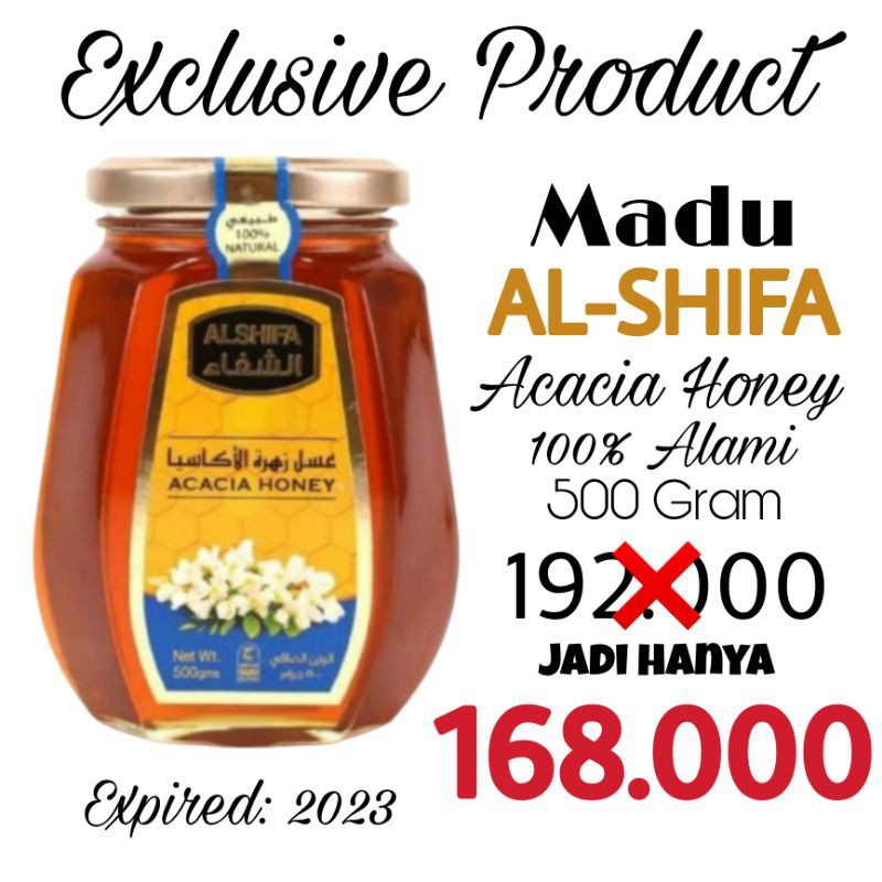 

Madu Al Shifa Madu Arab Al Shifa 500 gr Original Asli Terjamin