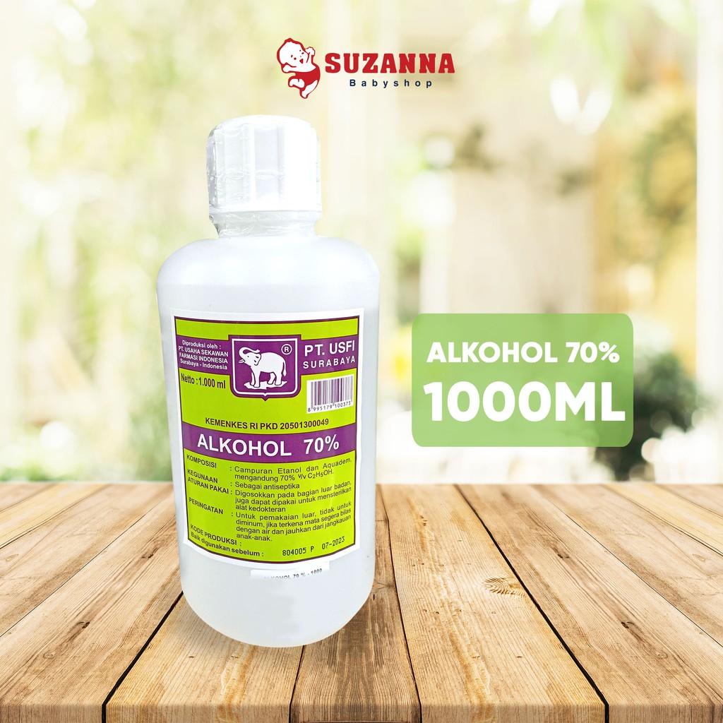 Cap Gajah Alkohol 70% 1000ml