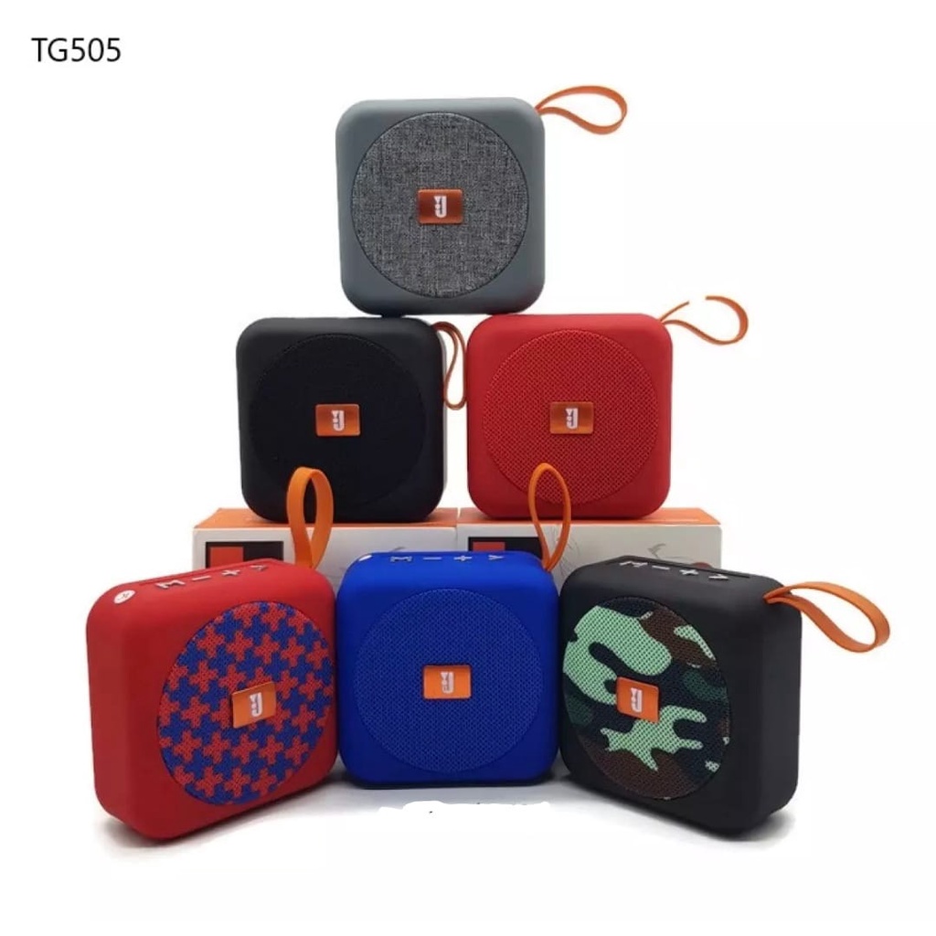 Speaker Bluetooth TG505 Portable Wireless Speaker TG-505 TG 505 Bahan Doff / karet