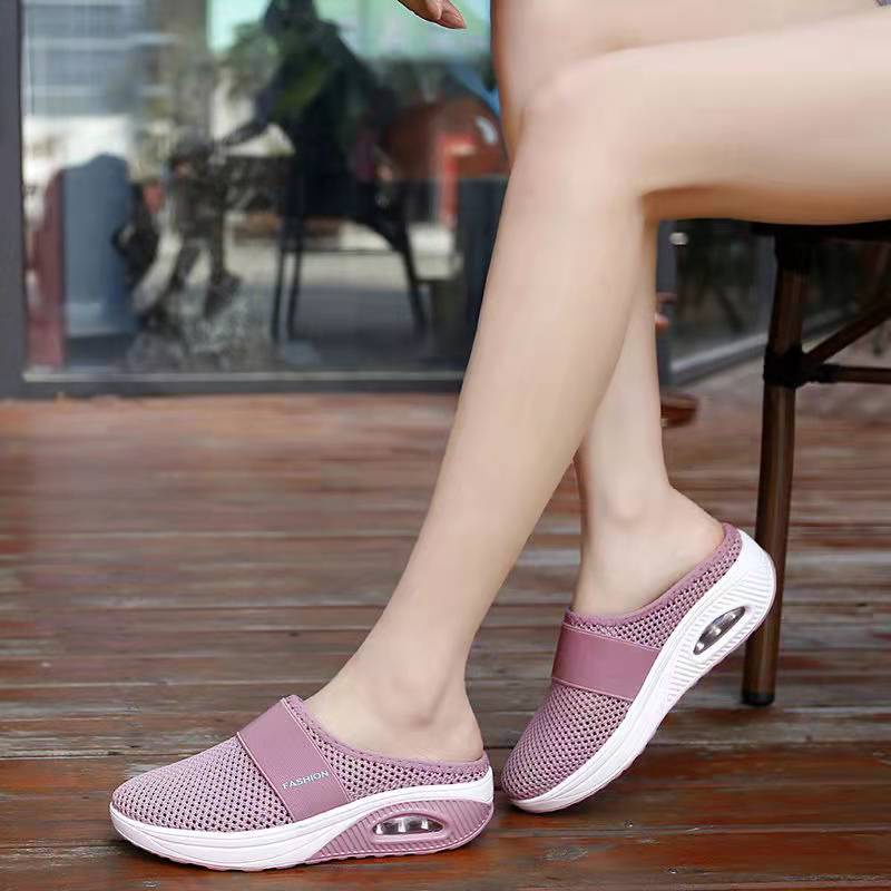 kano style Sepatu bantalan udara Ortopedi non-slip sol tebal Muller shoes Sandal berjalan ringan