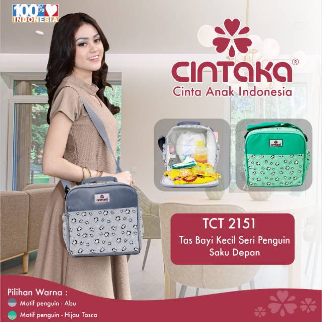 Cintaka Tas Bayi Kecil Saku Depan Penguin Series - TCT 2151