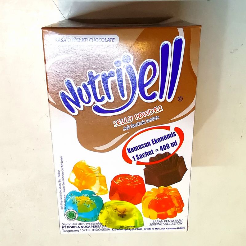 

Nutrijell Coklat Kemasan Ekonomis Box 12 Sachet x 20 gr