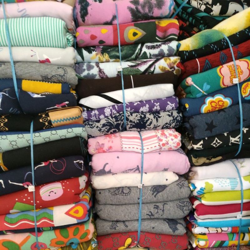 KAIN KILOAN KAOS PRINTING MOTIF CAMPUR