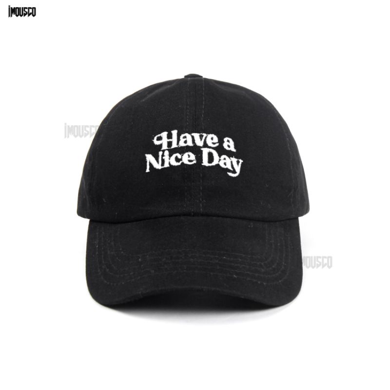Imous.co Topi Polocaps Have A Nice Day Hitam