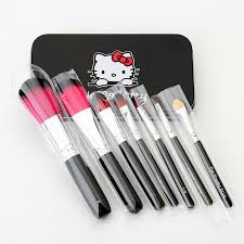 Brush HELLOKITTY kuas kaleng set isi 7 set brush make up/ Brush lembut