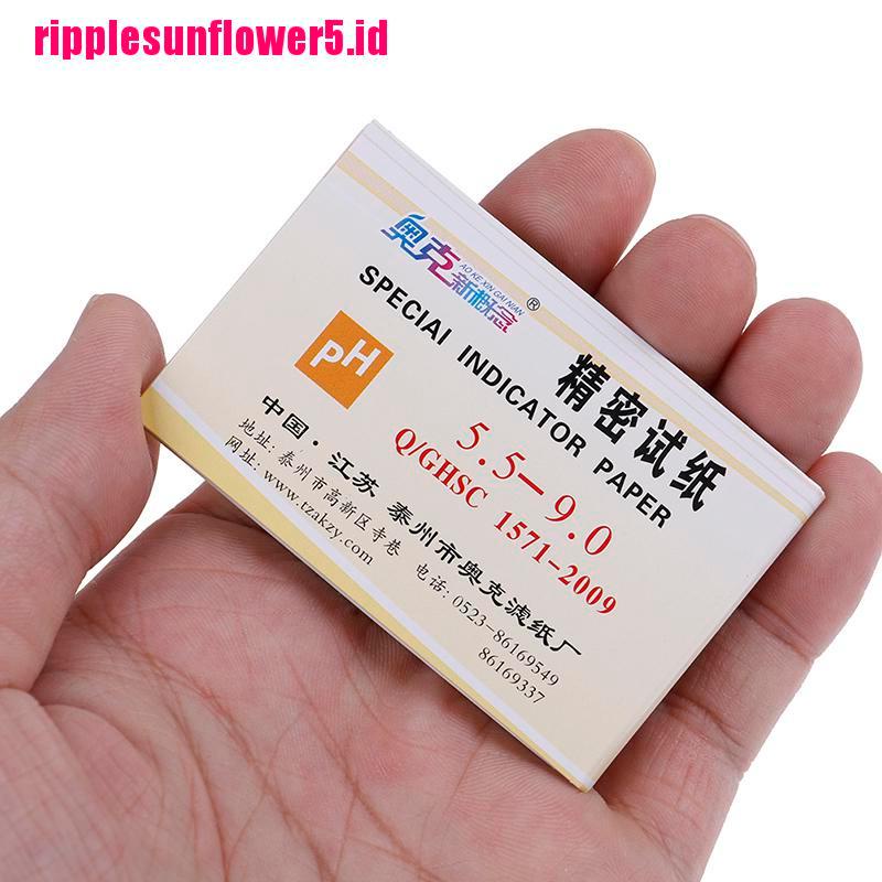 80 Strip Kertas Lakmus Indikator PH Nilai 5.5-9.0 Alkaline Acid Litmus