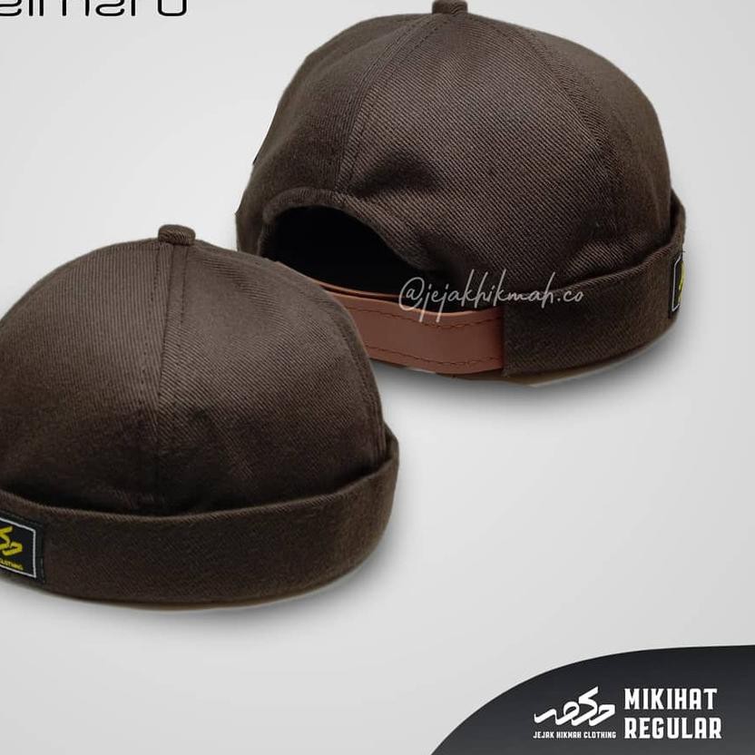 ➣ Topi Miki Hat Premium / Topi Peci Muslim / Peci Dewasa Keren / Topi Hijrah / Mikihat Polos ⅎ
