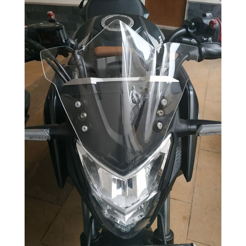 VISOR WINSHIELD CB150R MODEL NINJA R BISA PASANG NEW OLD VISOR WINSHIELD CB150R MODEL NINJA R BISA PASANG NEW OLD