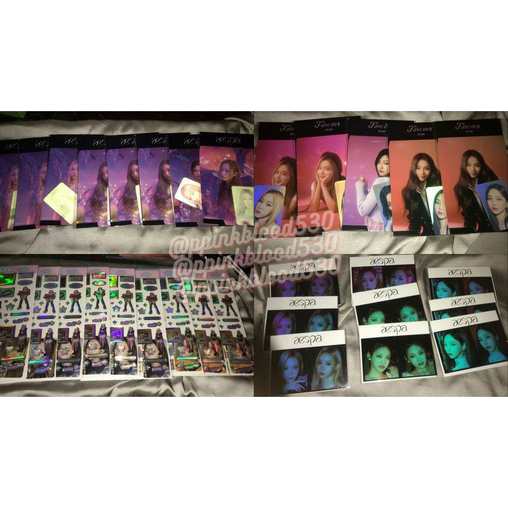 READY STOCK AESPA RECOLLECTION BLACK MAMBA FOREVER MERCHANDISE/GOODS/MD