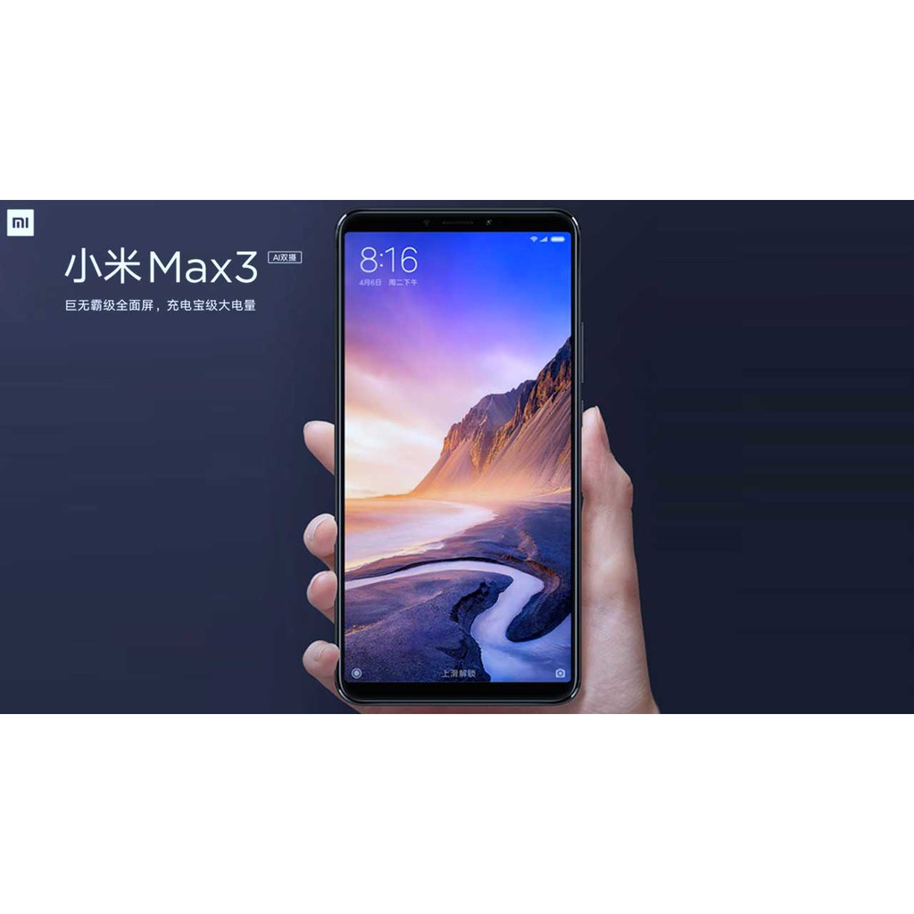 Xiaomi Mi Max 3 - 6GB/128GB - Garansi Distributor