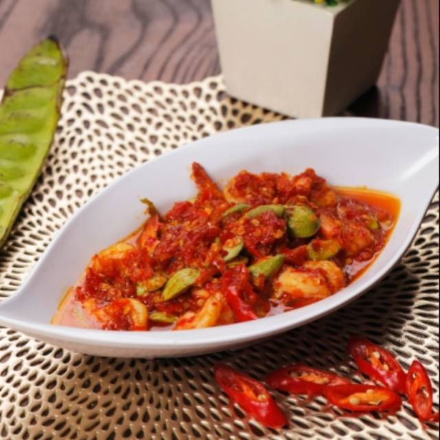 

Udang pete balado