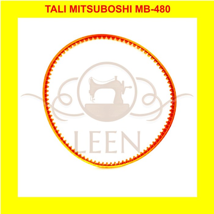 Tali Mitsuboshi MB 480 / Timing Belt Dinamo Mesin Jahit Industri LEEN