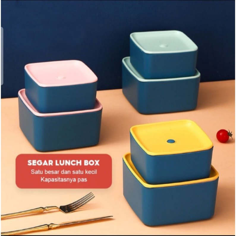 LUNCH BOX SET ISI 2PC