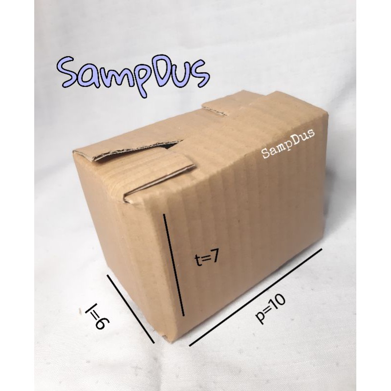 

kardus/box packing online Uk. 10×6×7 cm.