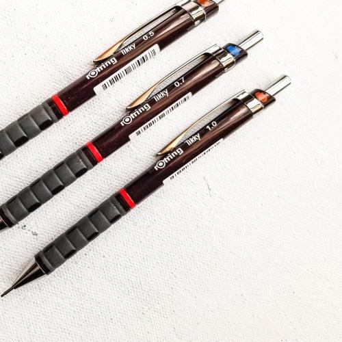 ➴ Pensil Mekanik Rotring Tikky 0,35 / 0,5 / 1,0 - 1.0 ✧