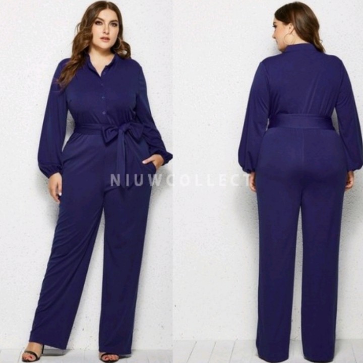 FWG - JUMPSUIT BASIC JUMBO / JUMPSUIT JUMBO WANITA / PAKAIAN WANITA JUMBO / JUMPSUIT BIGSIZE