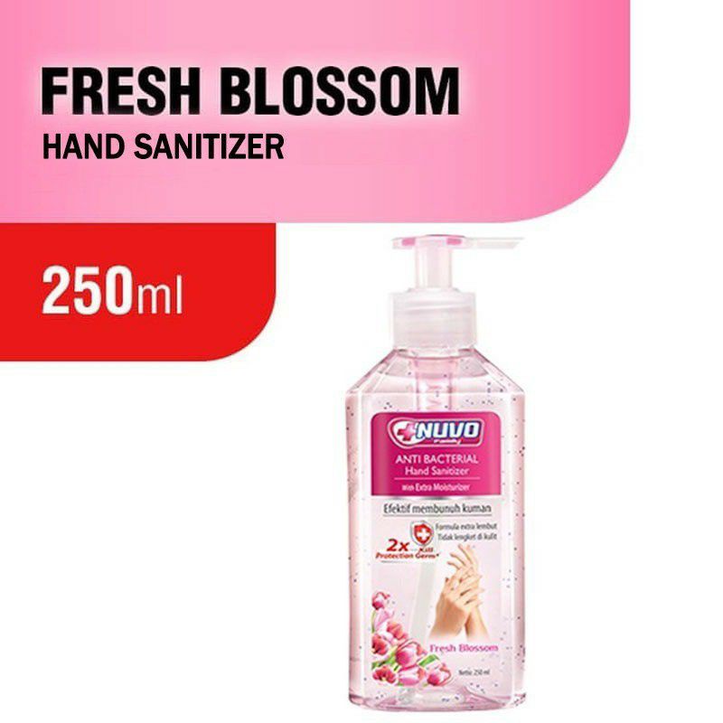 Nuvo Hand Sanitizer 250ml Pump Botol Besar ~ ORIGINAL 100℅