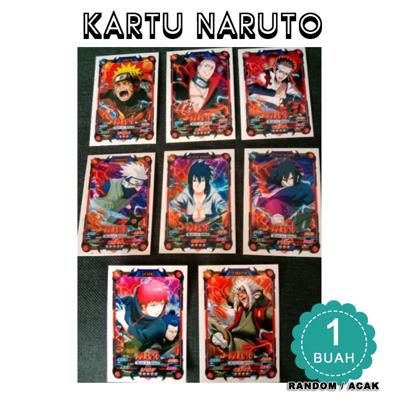 Mainan anak Kartu Naruto Trading Card Satuan 1 sachet - KARTU NARUTO SATUAN