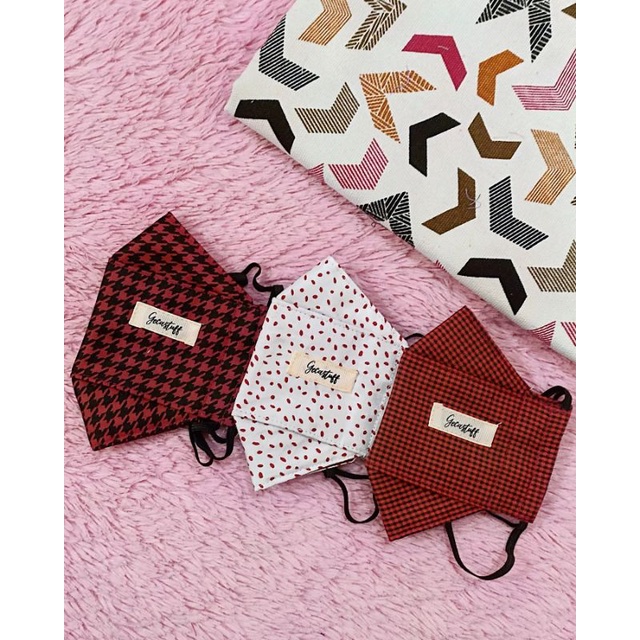 masker kain 3d, hijab fashion