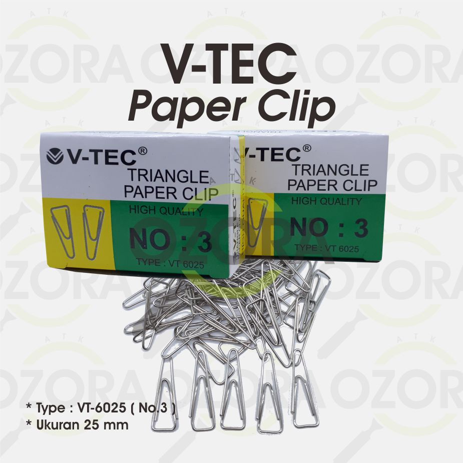 

Trigonal Paper Clip Klip Penjepit Kertas Vtec No.3