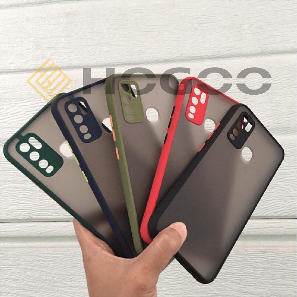 CASE HP POCO X3 SOFTCASE DOVE MATTE PLUS PELINDUNG CAMERA