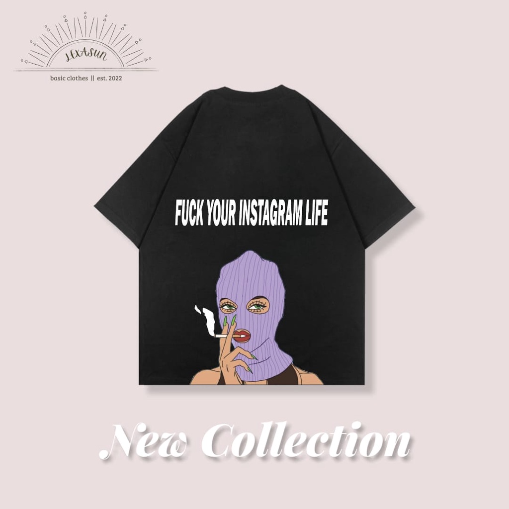 LXS- KAOS DISTRO/ T-SHIRT OVERSIZE/ T-SHIRT WHATEVER EDITION/ KAOS LOCAL BRAND/ COD SELURUH INDONESI