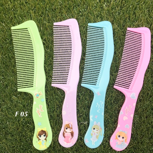 Sisir Rambut Set isi 4 murah Meriah Laris Sisir Gagang