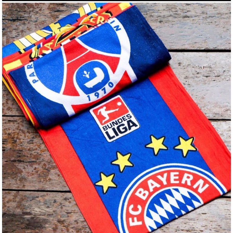 HANDUK MANDI KECIL - HANDUK MANDI MOTIF CLUB SEPAK BOLA - HANDUK MANDI KECIL MURAH BERKUALITAS