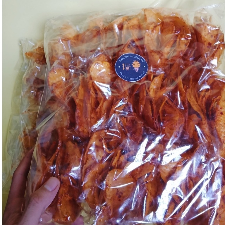 

Pak BESAR Keripik Sambal Khas Sidempuan/Padangsidimpuan Isi 24 Pcs