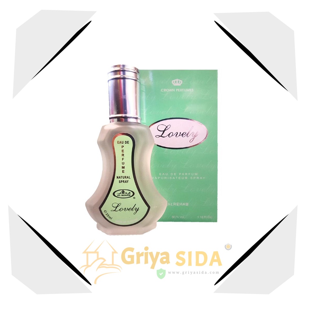 Parfum Al rehab Spray 35ml LOVELY alrehab original minyak wangi spray PROMO!!