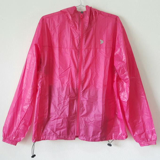 Kalibre Jaket Tipis Waterproof Parasit Hoodie Lari Sepeda Gym Pink Deevagrosir.Olshop