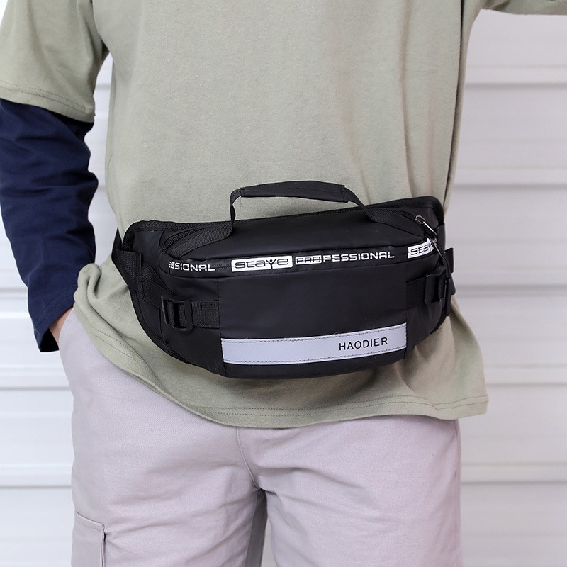 Uphike Tas Pinggang Pria Kasual Anti Air Tas Selempang Waistbag Keren Sling Bag  TS703