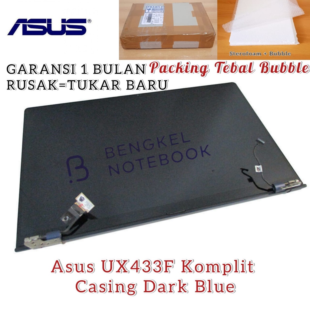 LCD Asus UX433F UX433 Komplit Casing Dark Blue