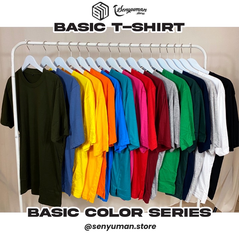 KAOS POLOS JUMBO | KAOS POLOS BIG SIZE ( XXL dan XXXL ) COTTON COMBAD 30s PREMIUM UNISEX TERMURAH!!!