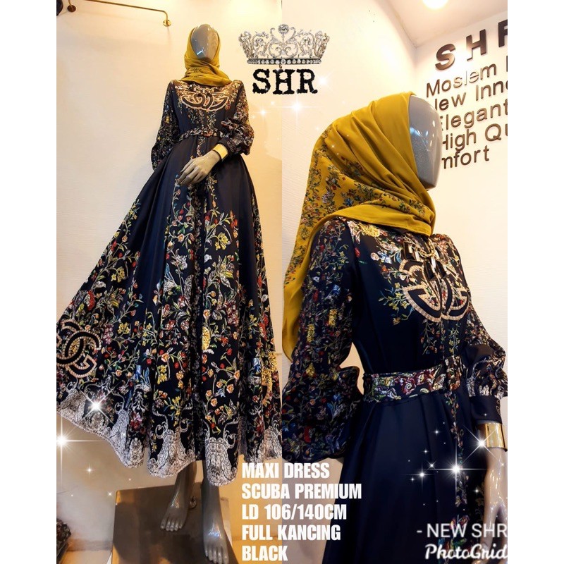 SYAHIRA GAMIS GC BUNGA BEST SELLER ORI SHR 100%