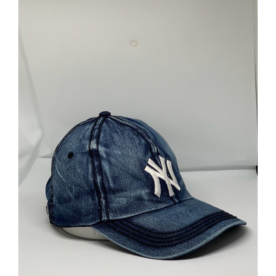 Topi Baseball NY Bahan Jeans Premium Terbaru