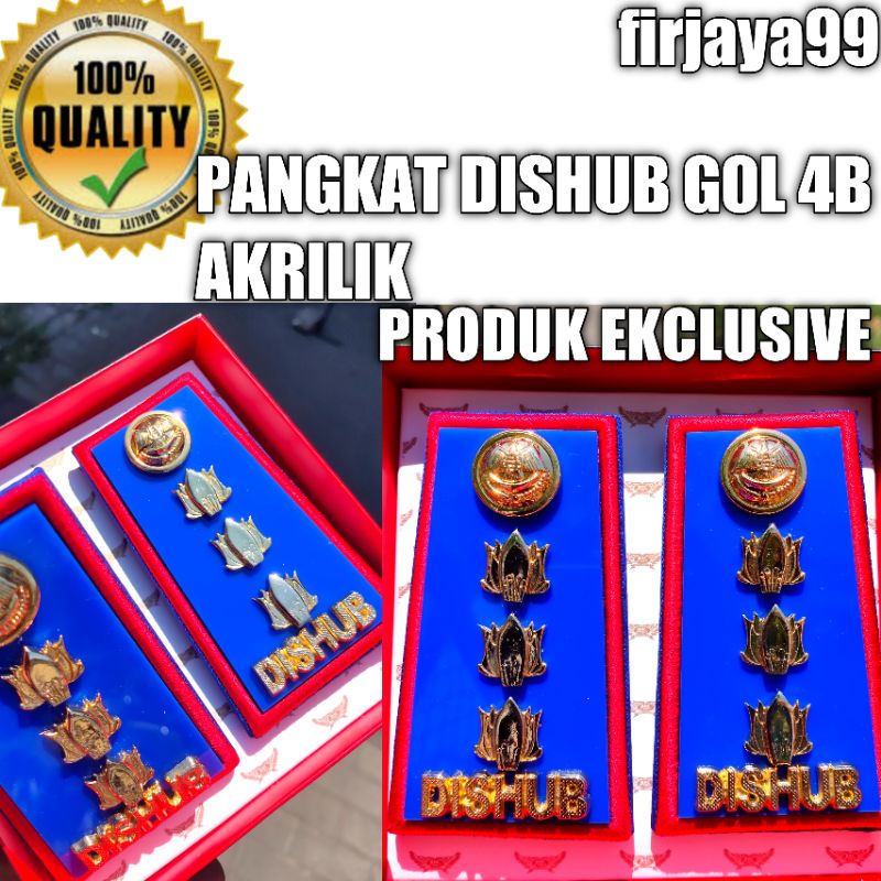 

pangkat dishub golonggan 4B akrilik