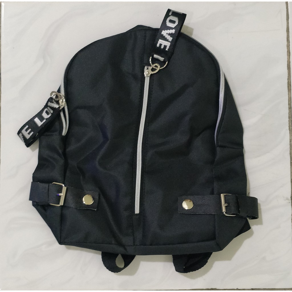 [LOKAL] TIKTOK - TAS LOVE PART 2 - D1068 Bacpack Mikro Tas Ransel Fashion MORYMONY COD NATSYA