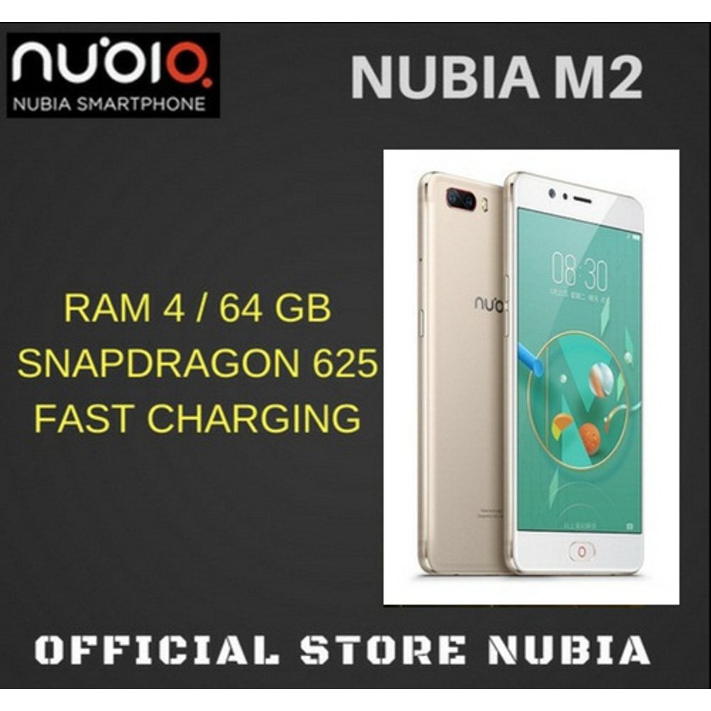Dijual ZTE NUBIA M2 4G LTE RAM 4 ROM 64 GARANSI RESMI Diskon