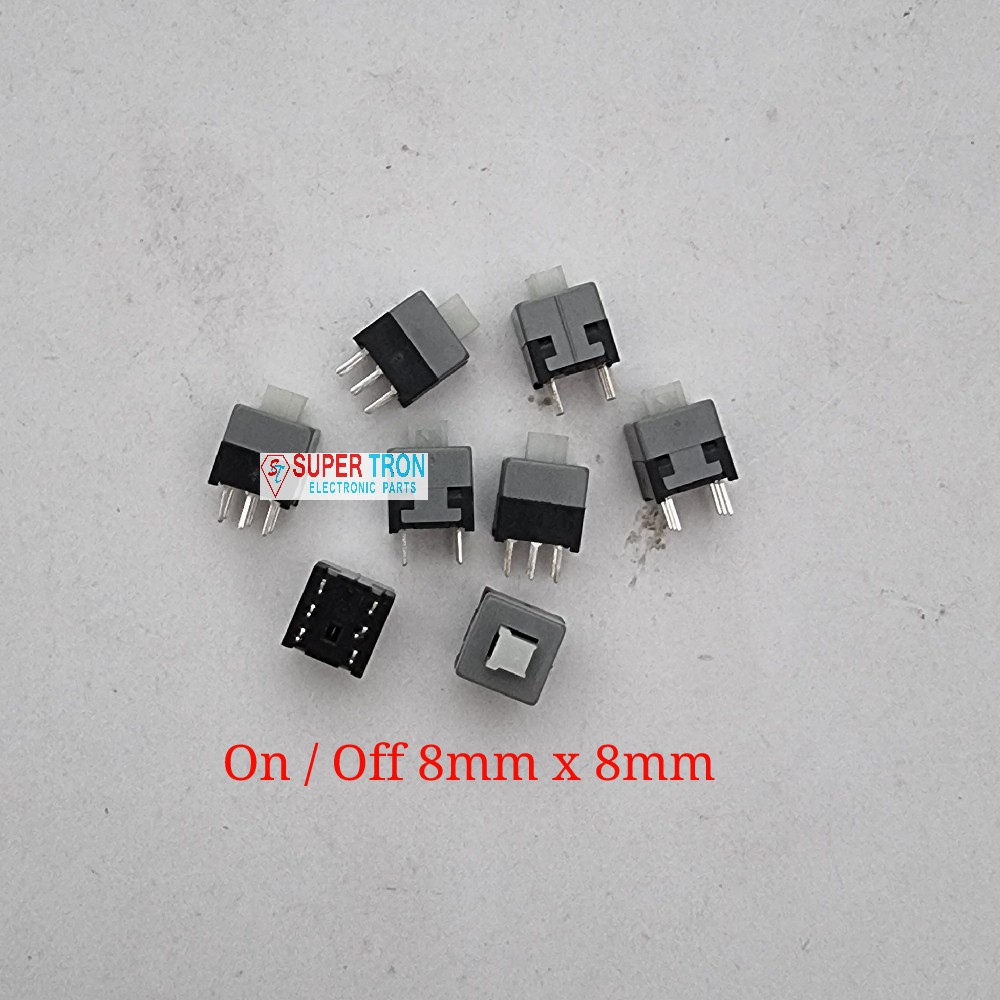 Saklar Switch 8x8 On Off 6 kaki