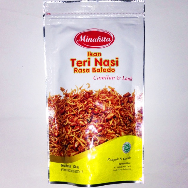 

Ikan Teri Nasi Rasa Balado Minakita