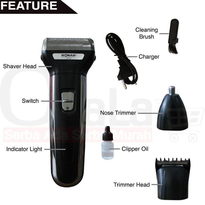 Trend-ALAT CUKUR RAMBUT CHARGE SONAR / HAIR CLIPPER SN 6021