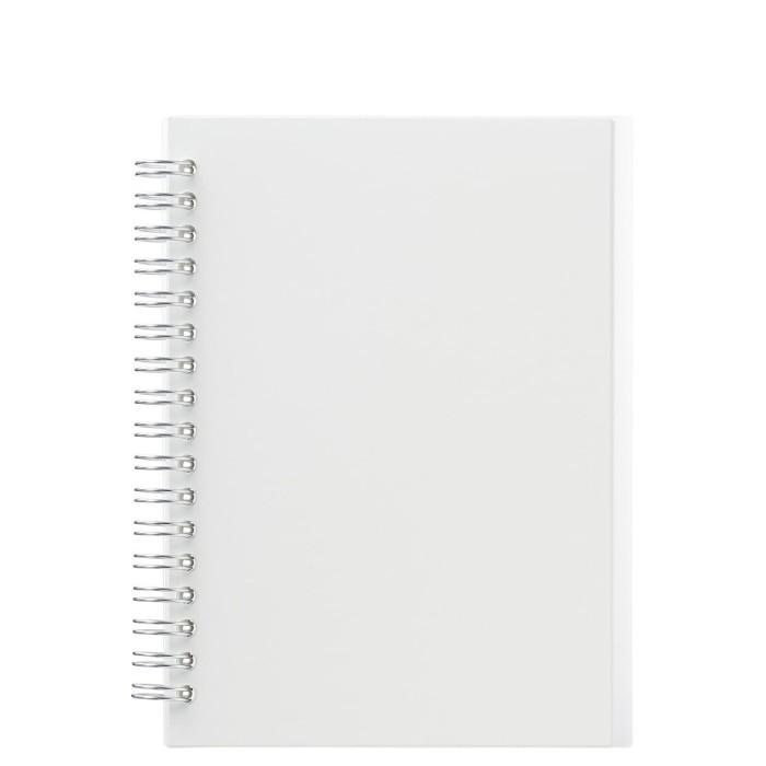 

PP COVER DOUBLE RING NOTE DOTT B6 WHITE MUJI