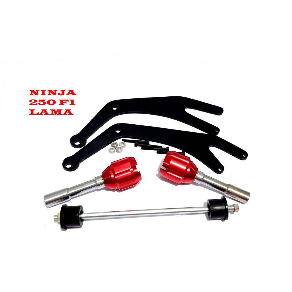 frame slider NINJA 250 F1 LAMA PELDINUNG BODI NINJA 250 F1 OLD