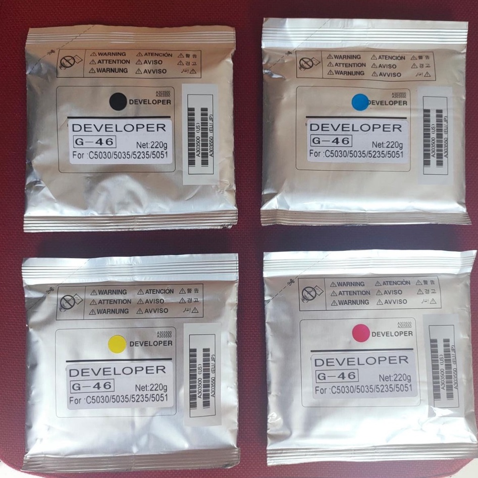 Serbuk Besi Mesin Fotocopy Canon Warna developing powder untuk canon