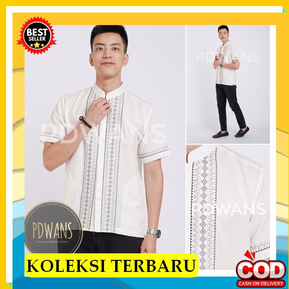 [Kode Barang Sql49] Jrj- Baju Koko Katun Lengan Panjang Dewasa Size Standar & Big Size Eceran Grosir