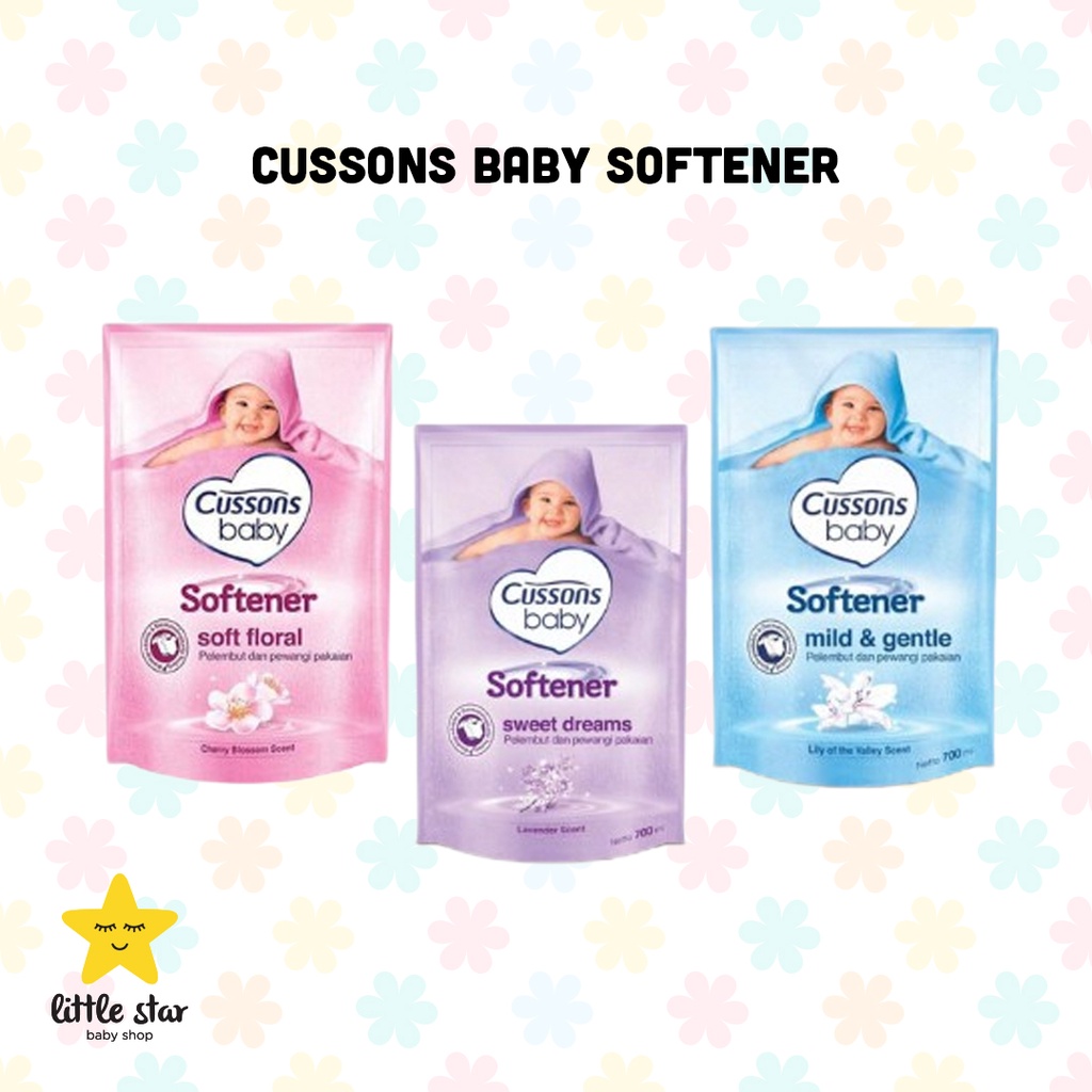 Cussons Baby Softener 700ml | Pelembut Cucian Baju Bayi | Softener Pakaian Bayi
